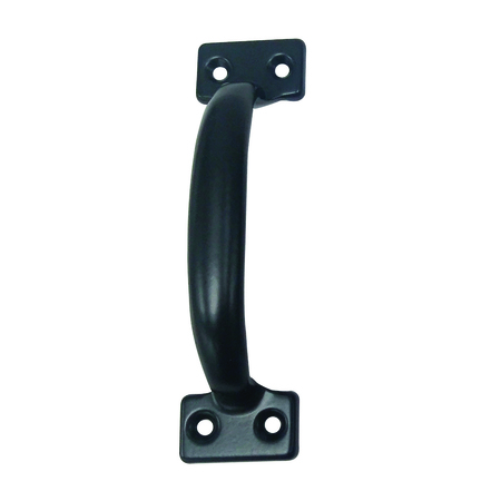 PRIME-LINE Gate Pull, 5-3/4 in., Steel Construction, Black Powder-Coated Finish Single Pack MP18711-1